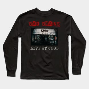 bad brains live at cbgb Long Sleeve T-Shirt